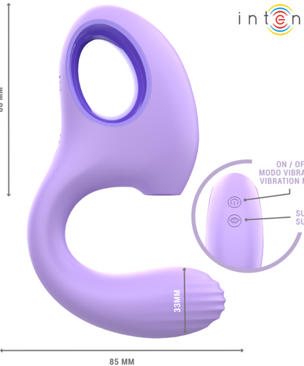 INTENSE - BAXTER VIBRATOR & STIMULATOR VIOLET