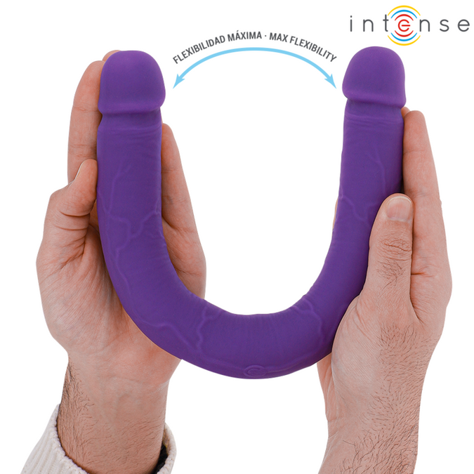 INTENSE - GUNTER DILDO DUBBELE VIBRATOR 40 CM PAARS AFSTANDSBEDIENING