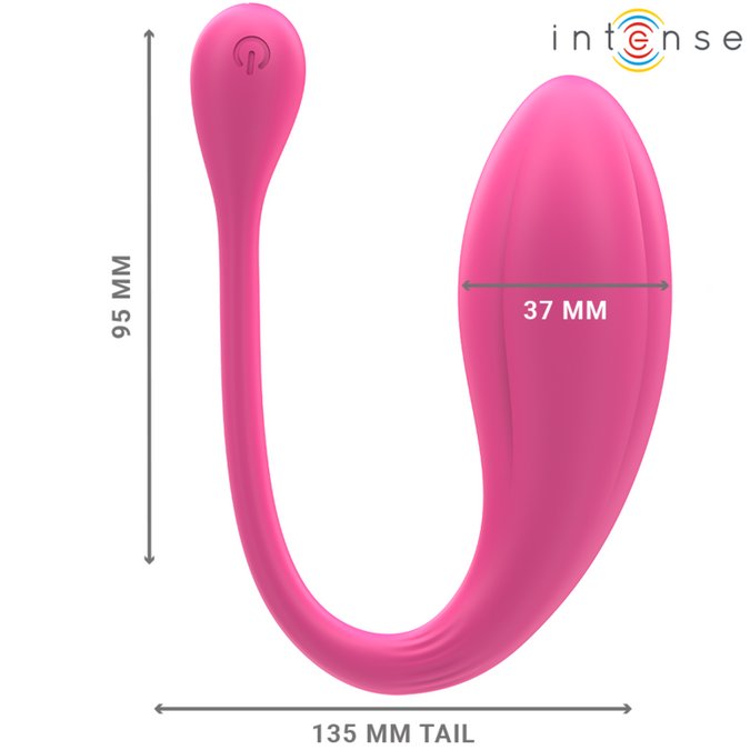 Intense – Janice U Vibrator Double Stimulation 10 Vibrations Pink Remote Control