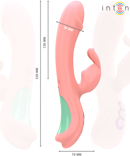 INTENSE - RACHEL RABBIT VIBRATOR 5 VIBRATIONS PINK