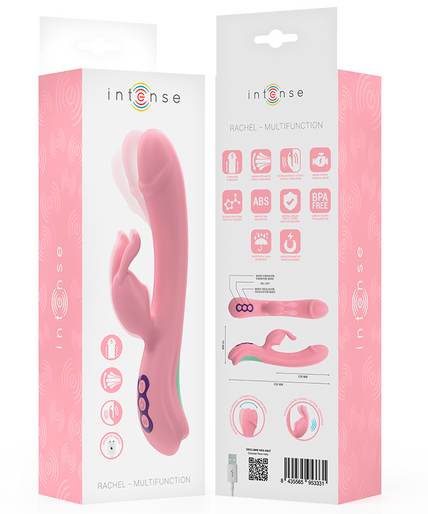 INTENSE - RACHEL RABBIT VIBRATOR 5 VIBRATIONS PINK