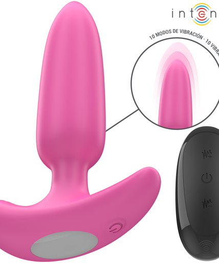 INTENSE - ROSS ANAL PLUG 10 VIBRATIONS PINK REMOTE CONTROL