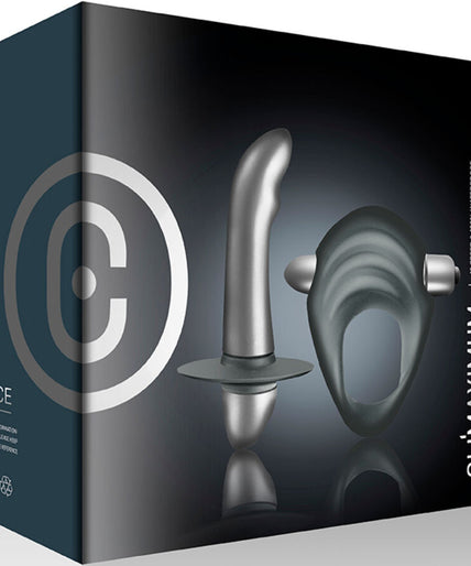 CLIMAXIMUM - ENTICE KIT COCK RING + PROSTATE VIBRATOR BEGINNERS