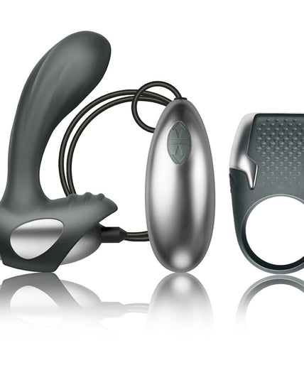 CLIMAXIMUM - EXCITE KIT COCK RING + WIRE PROSTATE MASSAGER