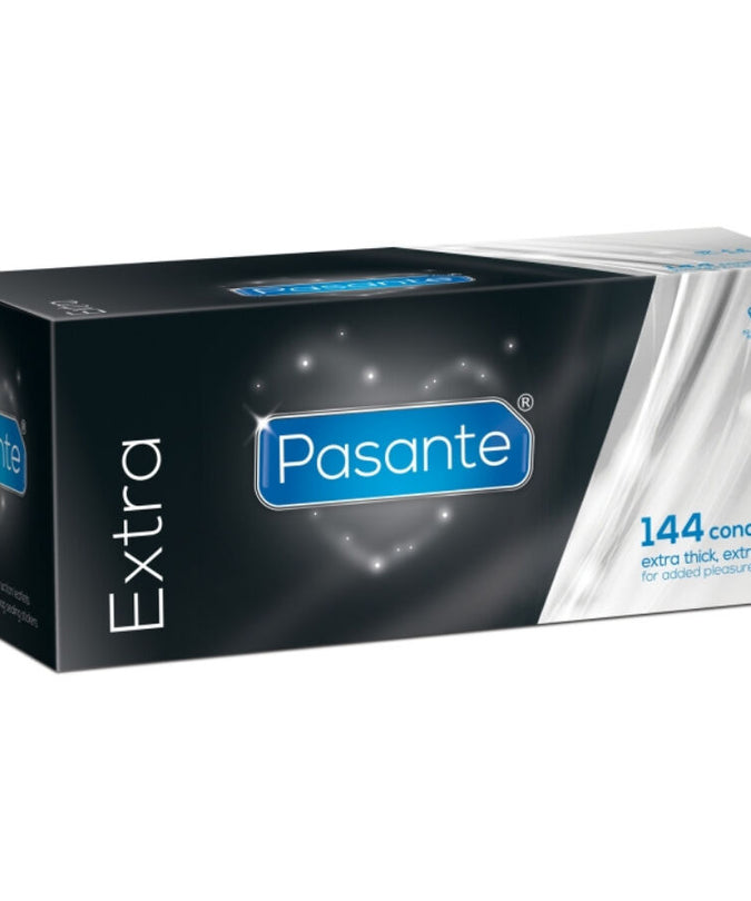 PASANTE - EXTRA DIKKE CONDOMS 144 STUKS