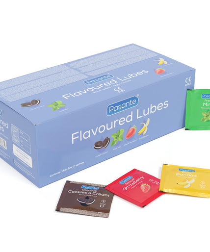 PASANTE - FLAVOR LUBRICANTS BOX 144 UNITS 5 ML