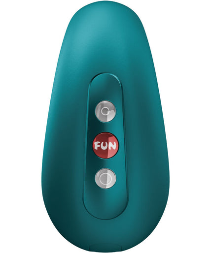 FUN FACTORY - CHERIE DOUBLE AIR PULSE VIBRATOR BOTTLE GREEN