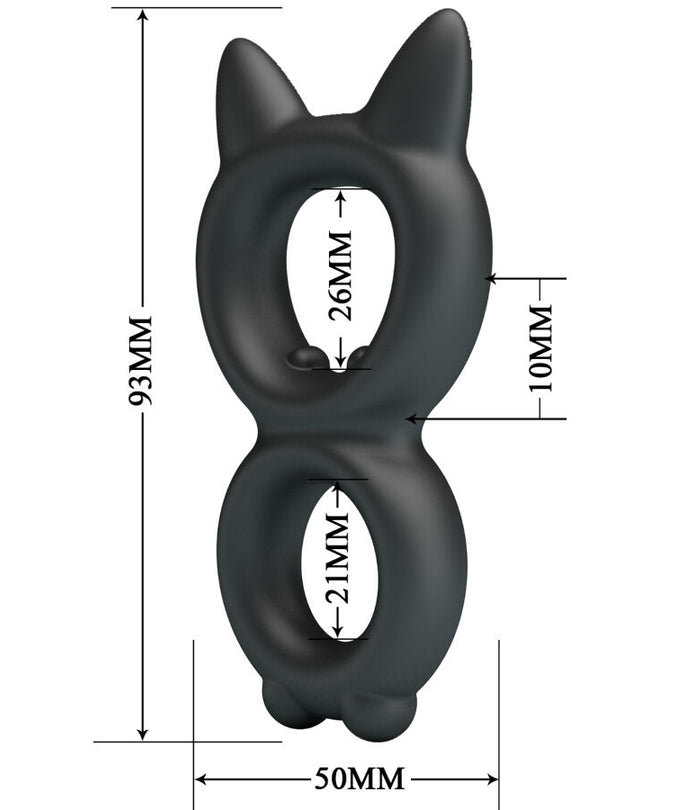 Crazy Bull – Toran Double Silicone Ring Model 20