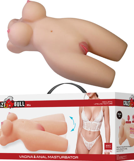 CRAZY BULL - MIA REALISTISCH VROUWENTORSO VAGINA EN ANUS 8,5 KG