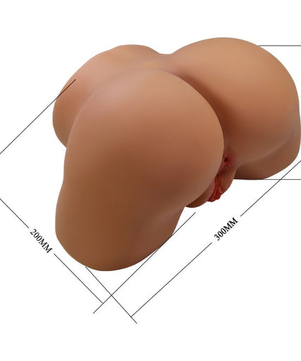 CRAZY BULL - GERIANN REALISTIC FEMALE BUTT VIBRATOR AND SUCKER WITH SOUND 5.5 KG