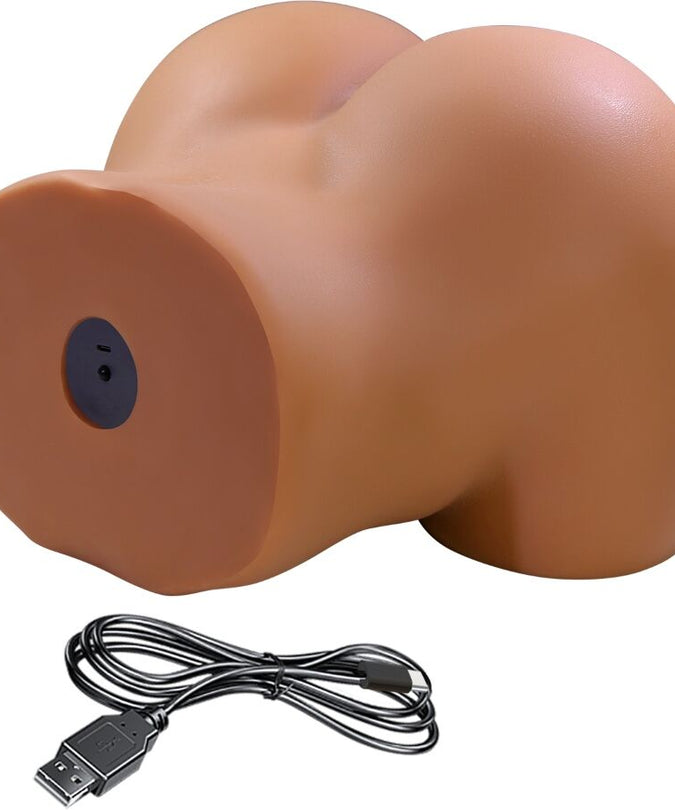CRAZY BULL - WENDY REALISTIC FEMALE BUTT VIBRATOR AND SUCKER WITH SOUND 11 KG