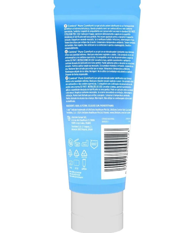 CONTROL - PURE COMFORT INTENS HYDRATEREND GLIJMIDDEL 80 ML