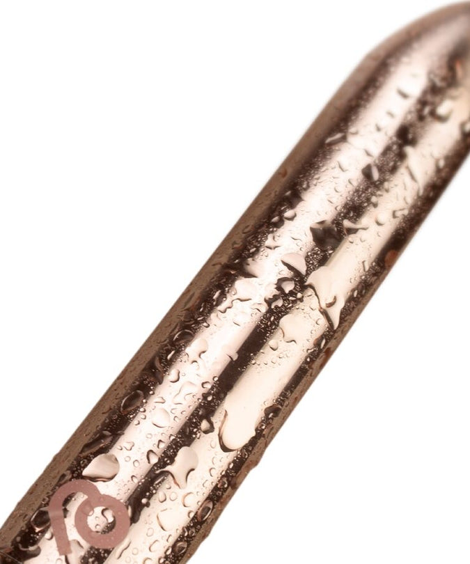 ROCKS-OFF - RECHARGEABLE VIBRATING BULLET GOLDEN ROSE