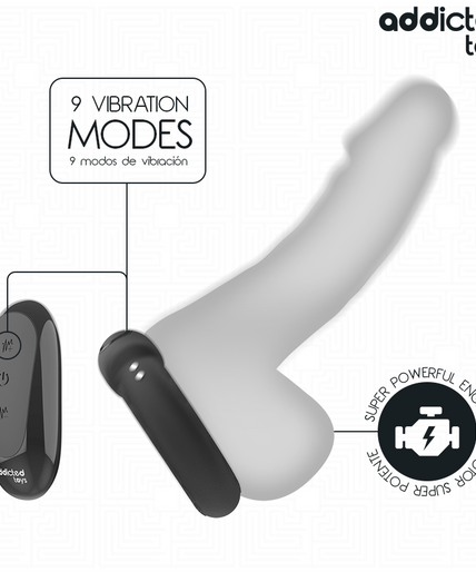 ADDICTED TOYS - HEATING EFFECT VIBRATING COCK RING REMOTE CONTROL