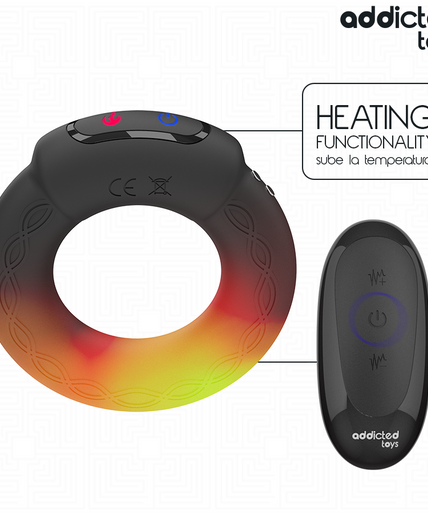 ADDICTED TOYS - HEATING EFFECT VIBRATING COCK RING REMOTE CONTROL