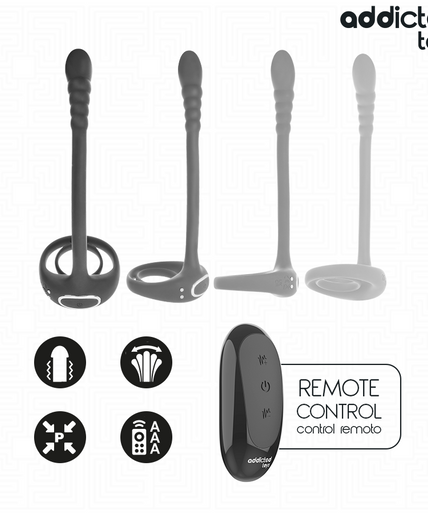 ADDICTED TOYS - P-SPOT VIBRATING COCK RING REMOTE CONTROL