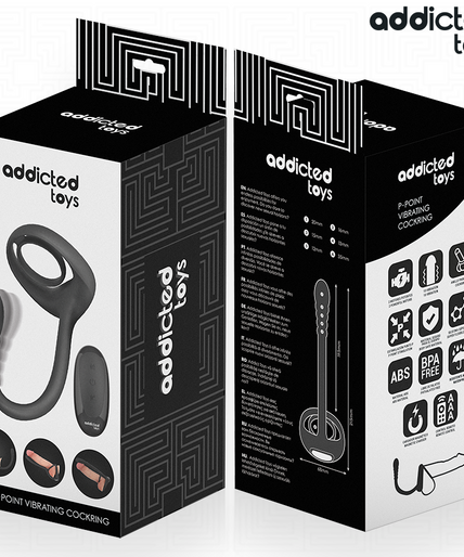 ADDICTED TOYS - P-SPOT VIBRATING COCK RING REMOTE CONTROL