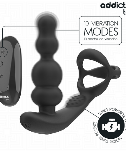 Addicted Toys – Rotating Prostate Massager with Remote Control
