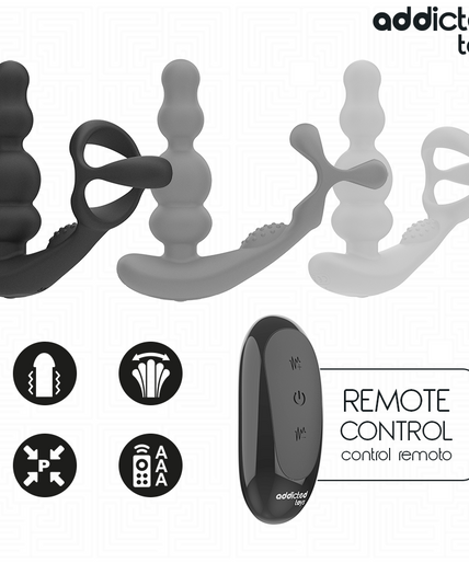 Addicted Toys – Rotating Prostate Massager with Remote Control