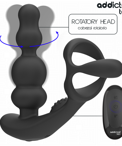 Addicted Toys – Rotating Prostate Massager with Remote Control