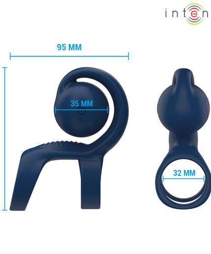 INTENSE - TYSON COCK RING WITH VIBRATING BALL Ø 3.2 CM
