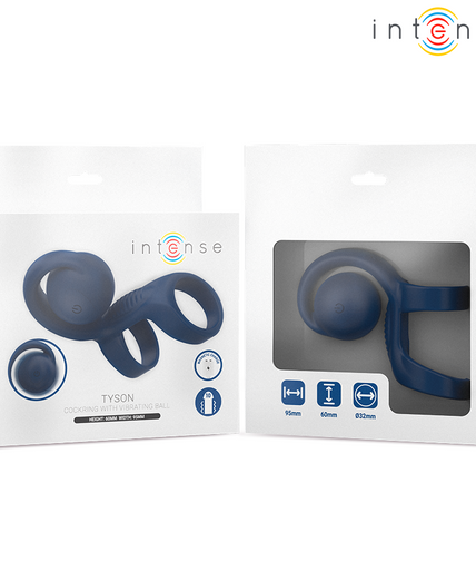 INTENSE - TYSON COCK RING WITH VIBRATING BALL Ø 3.2 CM