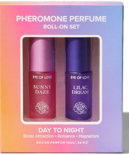 EYE OF LOVE - BLOOM DAY TO NIGHT PHEROMONE ROLL-ON PERFUME SET 2 X 5 ML