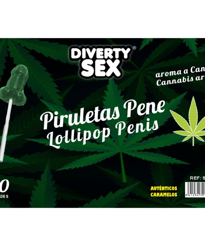 DIABLO GOLOSO - 50 PENIS-LOLLIES MET CANNABISSMAAK