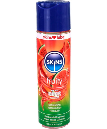SKINS - FRUITIGE GLIJMIDDEL OP WATERBASIS WATERMELOEN 130 ML