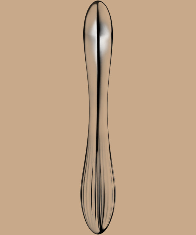 Satisfyer Pure Gravity 1 – Stainless Steel Double-Ended Dildo