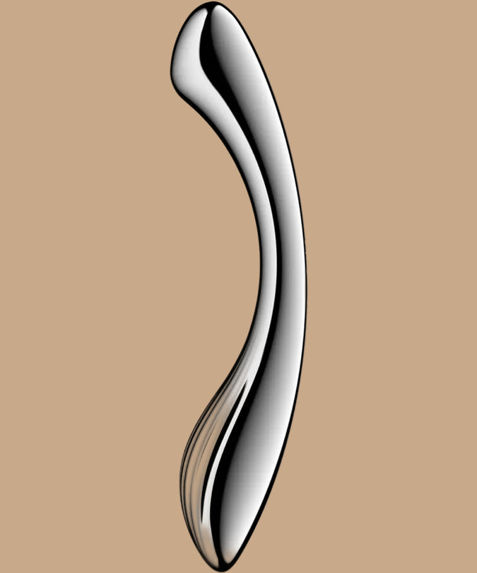Satisfyer Pure Gravity 1 – Stainless Steel Double-Ended Dildo