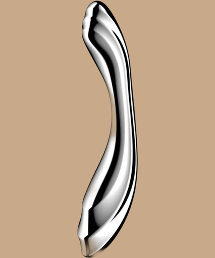 Satisfyer Pure Gravity 2 – Stainless Steel Double-Ended Dildo