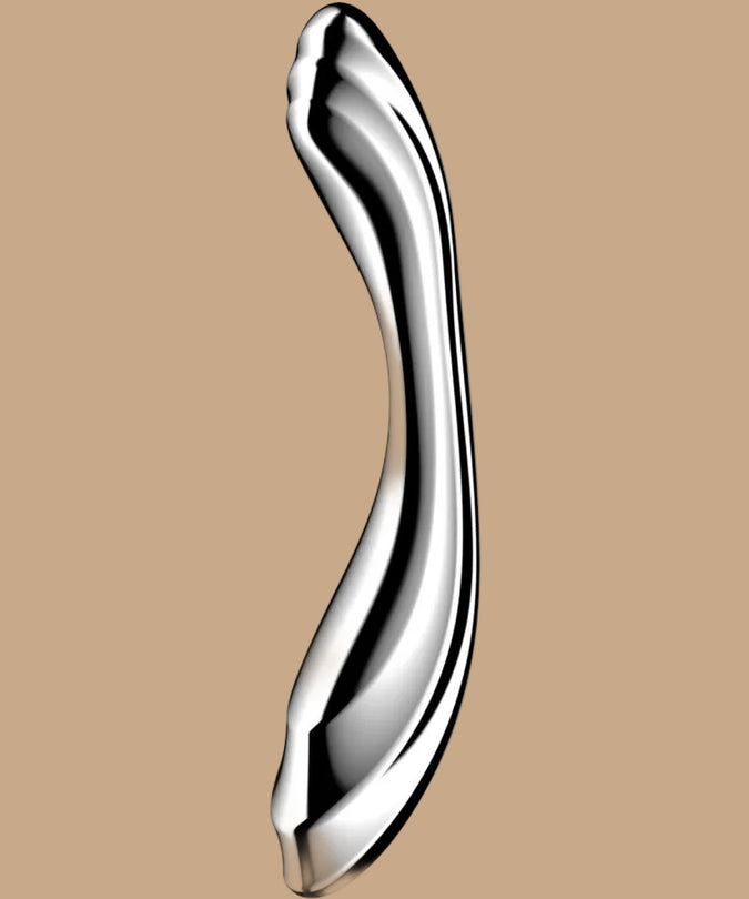 Satisfyer Pure Gravity 2 – Stainless Steel Double-Ended Dildo
