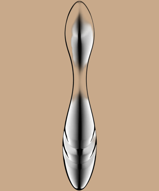 Satisfyer Pure Gravity 3 – Stainless Steel Double-Ended Dildo