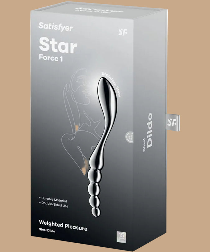 Satisfyer – Star Force 1 Stainless Steel Double – Ended Dildo