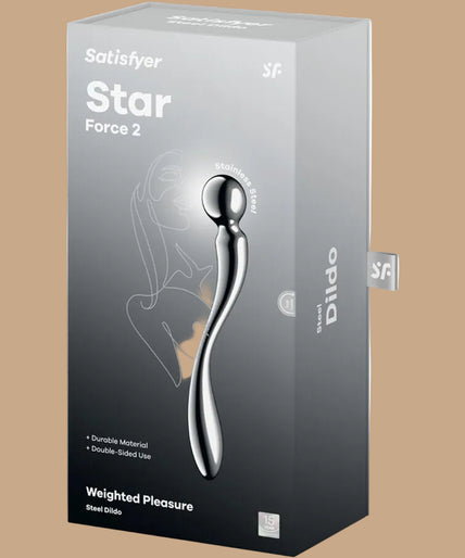 Satisfyer Star Force 2 – Stainless Steel Double-Ended Dildo