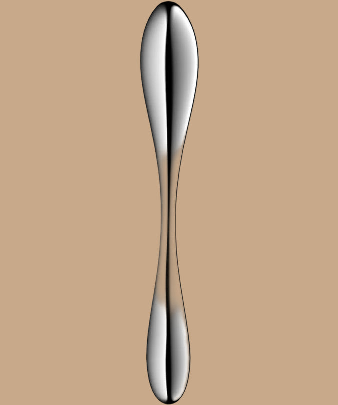 Satisfyer Star Force 3 – Dubbelzijdige dildo van roestvrij staal