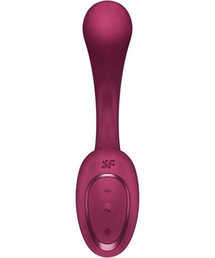 SATISFYER - G FOR GODDESS 2 RABBIT VIBRATOR BOTTLE BORDEAUX