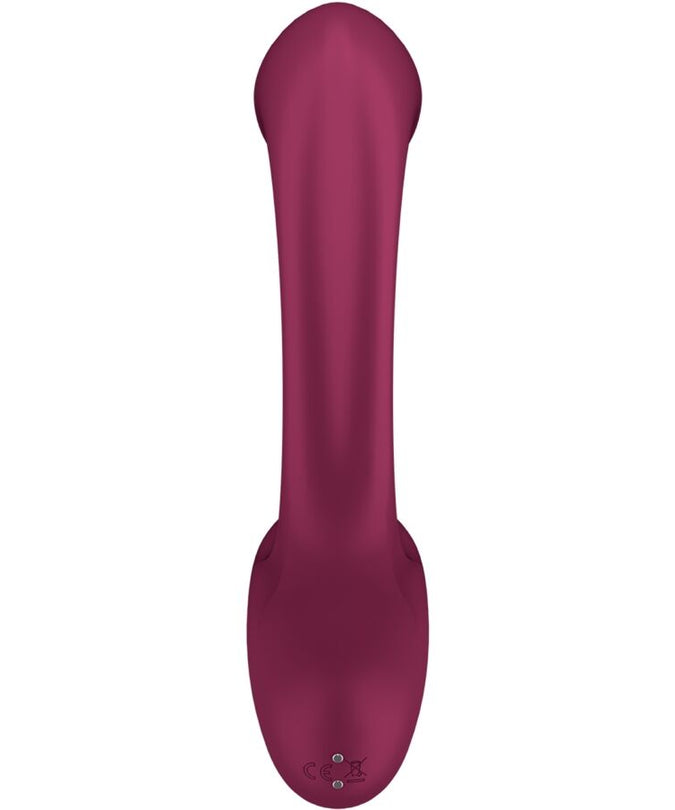 SATISFYER - G FOR GODDESS 2 RABBIT VIBRATOR BOTTLE BORDEAUX