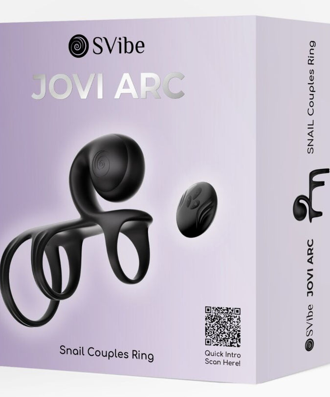 SNAIL VIBE - JOVI ARC COUPLE RING REMOTE CONTROL BLACK
