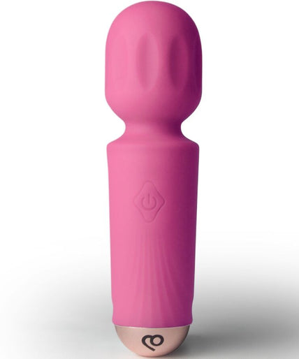 ROCKS-OFF - MINI RECHARGEABLE WAND 16 FUNCTIONS PEONY PINK