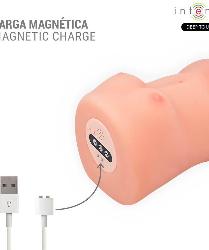 INTENSE DEEP TOUCH - CATHERINE VIBRATOR & SUCTION MASTURBATOR WITH VOICE