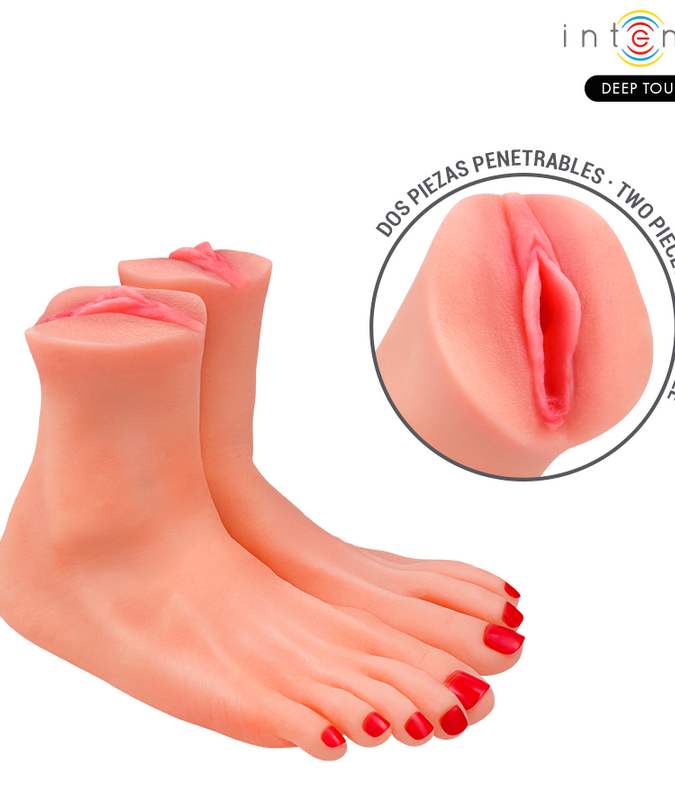 INTENSE DEEP TOUCH - GABBIE TWEE-DELIG VOETVORMIG MASTURBATIEAPPARAAT