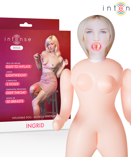INTENSE DOLLS - INGRID OPBLAASBARE POP MET DRIE GATEN