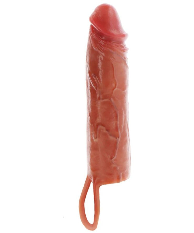GET REAL - GEHYDRATEERDE HUID SILICONEN PENISMOUW CARAMEL 20 CM