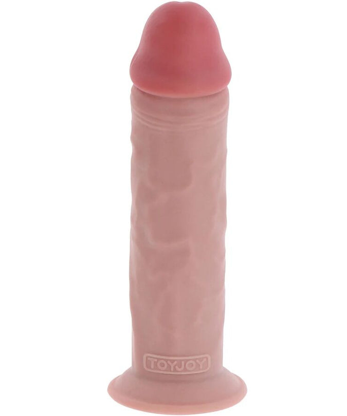 GET REAL - DELUXE DIKKE DUBBELE-DICHTHEID TPE DILDO 25.5 CM