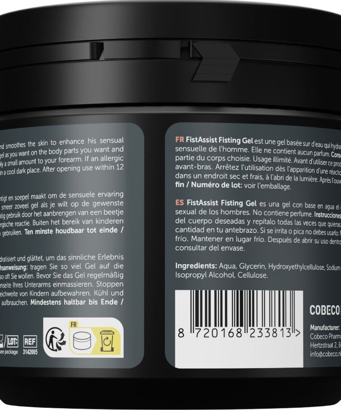 COBECO - FIST ASSIST FISTING GEL EXTRA-THICK WATER-BASED 500 ML