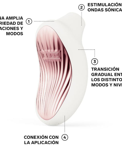 LELO – SONA 3 Sonic Clitoral Massager – Cream