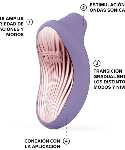 LELO – SONA 3 Sonic Clitoral Massager – Violet Dusk