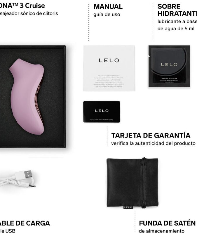 LELO – SONA 3 Cruise Sonische Clitorismassager – Zachtroze
